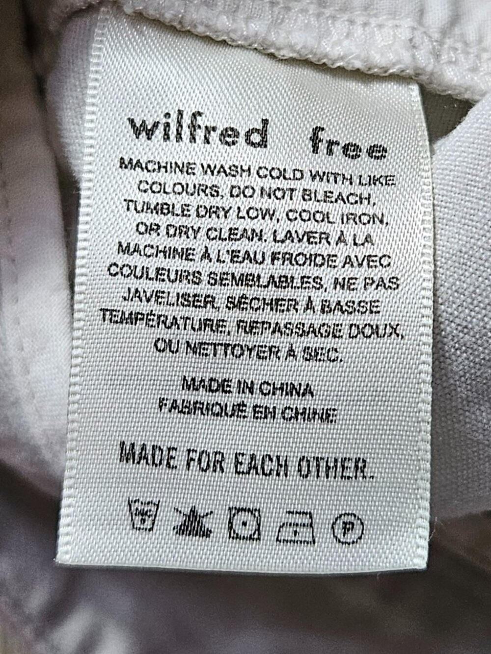 Aritzia Wilfred Free Womens Size 6 Off White Pleated Cotton Chino Pants Bone 6 - Picture 8 of 10